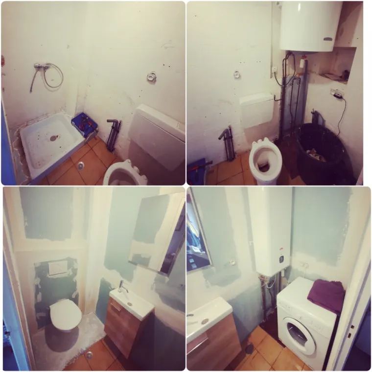 Renovation d'une salle d'eau , Angers, Ecoleau Confort