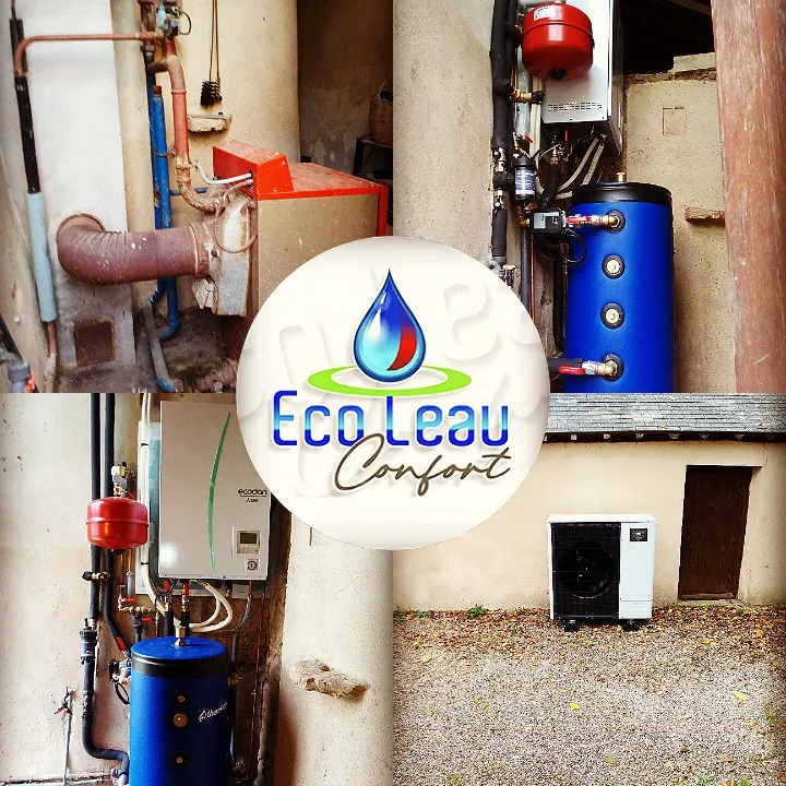 Installation d'une pompe a chaleur à Brissarthe, Angers, Ecoleau Confort